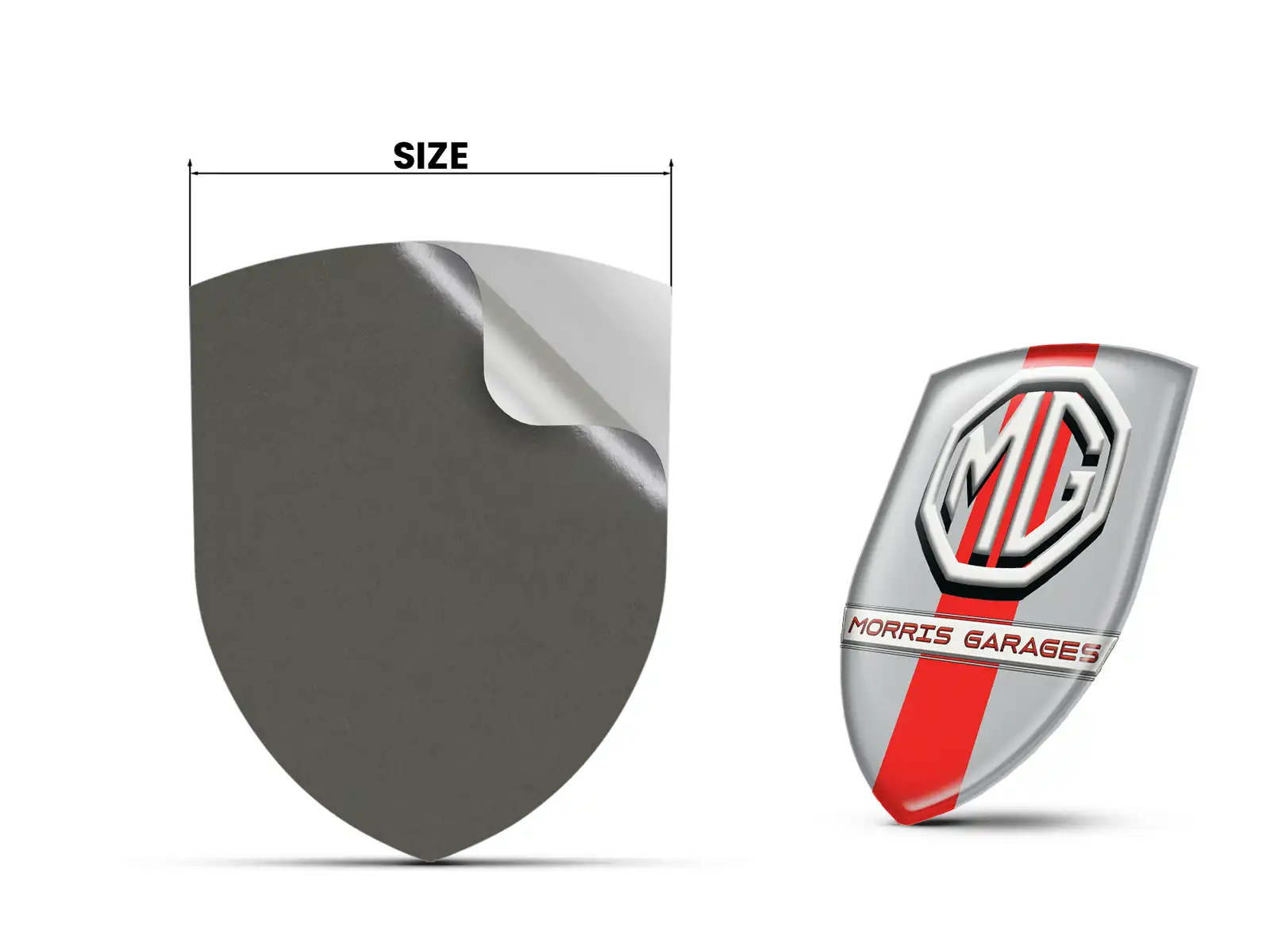 MG Logos Auto Alta Gama Resistentes Profesional Personalizable